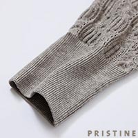 PRISTINE（プリスティン） 爽ヤクレーシーニットブルゾン グレー/Mサイズ