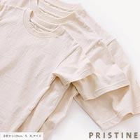 PRISTINE（プリスティン） DoCoTToN わたの種でつながる国産綿Tシャツ 120cm