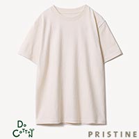 PRISTINE（プリスティン） DoCoTToN わたの種でつながる国産綿Tシャツ 120cm
