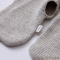 PRISTINE baby（プリスティン ベビー） ベレー帽・プチマフラーセット グレー/80-90cm