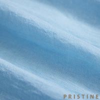 PRISTINE（プリスティン） カルゼブラウス 草木染め サックス/Mサイズ
