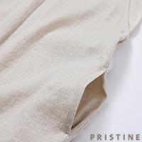 PRISTINE（プリスティン） コットンリネンツイルオールインワン グレー/Mサイズ