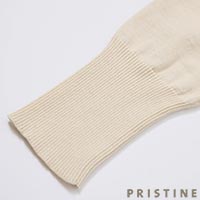 PRISTINE（プリスティン） クルーネックカーディガン ナチュラル/Mサイズ