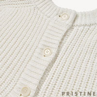 PRISTINE（プリスティン） 2way片畦ニットベスト ホワイト/Mサイズ