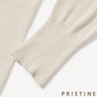 PRISTINE（プリスティン） エリシルク タートルプルオーバー ナチュラル/Mサイズ