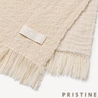 PRISTINE（プリスティン） ツイードストール ナチュラル