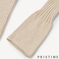 PRISTINE（プリスティン） アルパカ混リブクルーセーター ナチュラル/Mサイズ