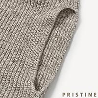 PRISTINE（プリスティン） もちむぎニットベスト ナチュラルブラウン/Mサイズ