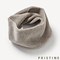 PRISTINE（プリスティン） ヤクフェイクファースヌード グレー