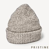 PRISTINE（プリスティン） もちむぎニットワッチ ナチュラルブラウン/M-Lサイズ