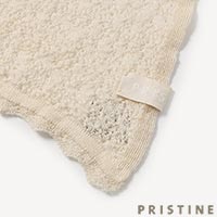 PRISTINE（プリスティン） アルパカレーシーニットスカーフ ナチュラル