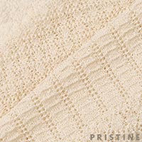 PRISTINE（プリスティン） アルパカレーシーニットスカーフ ナチュラル