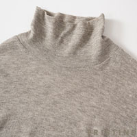 PRISTINE（プリスティン） ヤクシアーハイネックプルオーバー グレー/Mサイズ