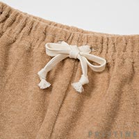 PRISTINE baby（プリスティン ベビー）ノーマルパイルハーフパンツ ブラウン/80-90cm