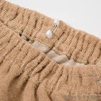 PRISTINE baby（プリスティン ベビー）ノーマルパイルハーフパンツ ブラウン/80-90cm