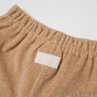 PRISTINE baby（プリスティン ベビー）ノーマルパイルハーフパンツ ブラウン/80-90cm