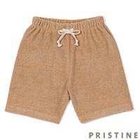 PRISTINE baby（プリスティン ベビー）ノーマルパイルハーフパンツ ブラウン/80-90cm