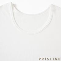 PRISTINE（プリスティン） フロストコットン長袖プルオーバー ホワイト/Mサイズ