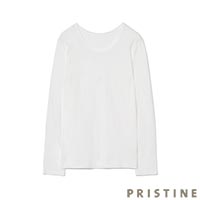 PRISTINE（プリスティン） フロストコットン長袖プルオーバー ホワイト/Mサイズ