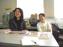 代表の西川明美さんと、お料理教室顧問の梅崎和子先生