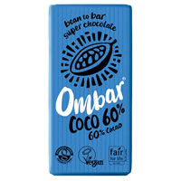 OMBAR（オームバー） オーガニック ロー・チョコレート ココナッツ60% （乳酸菌入り） 35g