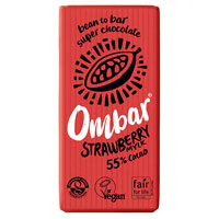 OMBAR（オームバー） オーガニック ロー・チョコレート ストロベリーミルク （乳酸菌入り） 35g