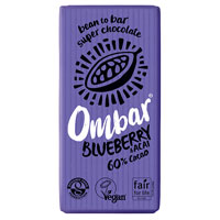 OMBAR（オームバー） オーガニック ロー・チョコレート ブルーベリー＆アサイー 35g