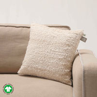 SaFo／heart（サフォ／ハート） オーガニックコットンファークッション 45×45cm