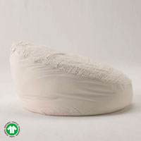 SaFo／heart（サフォ／ハート） オーガニックコットンファーラウンドクッション Φ70×H60cm