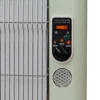 遠赤外線セラミックパネルヒーター サンラメラ with フラワーオブライフ 600W／グリーン（0629型）