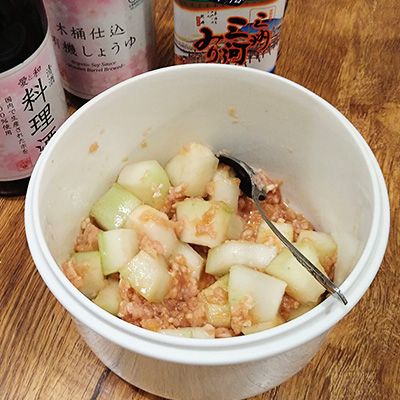 冬瓜のそぼろ煮