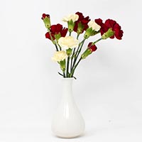 森修焼 一輪挿し (白)