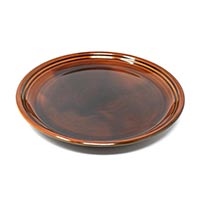 森修焼(しんしゅうやき) プレート Lサイズ あめ色(森修焼×プレマルシェ)