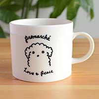森修焼（しんしゅうやき） Premarche with Animals マルチマグカップ いぬ