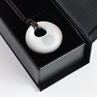 森修焼（しんしゅうやき） ほっとペンダント フラワーオブライフ サイズ：30mm
