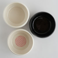 森修焼（しんしゅうやき） らくらくボウル アイボリー/L