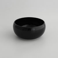 森修焼（しんしゅうやき） らくらくボウル 黒/M