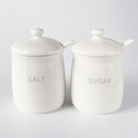 森修焼（しんしゅうやき） 調味料入れ 2点セット SALT＆SUGAR