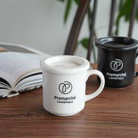 森修焼（しんしゅうやき） マグカップのふた W93×H17mm