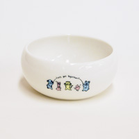 森修焼（しんしゅうやき） レッツゴーズ らくらくボウル M／直径120×高さ53mm