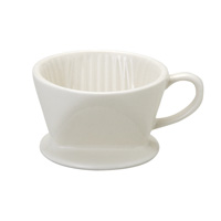 森修焼（しんしゅうやき） コーヒードリッパー（1-2人用、3つ穴） W95×H60mm