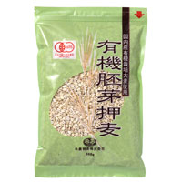 永倉精麦 国内産有機栽培大麦使用 有機胚芽押麦  500g