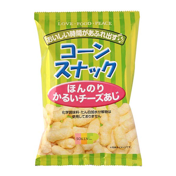 創健社 コーンスナック ほんのりかるいチーズあじ 50g×6