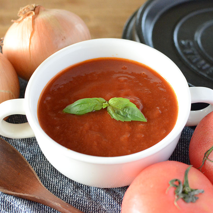 思いっきりピュアでフルーティーな とまらない有機トマトスープ