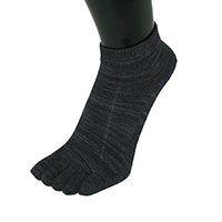 杉山ニット工業 EM5本指ソックス 『彩』スニーカーイン 22〜24cm 夜空