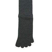 杉山ニット工業 EM5本指ソックス チャコールグレー 24〜27cm