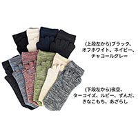 杉山ニット工業 EM5本指ソックス雅/クルー EM Five-toed Socks Crew ブラック/25-27cm