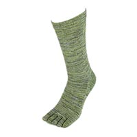 杉山ニット工業 EM5本指ソックス雅/クルー EM Five-toed Socks Crew ずんだ/25-27cm