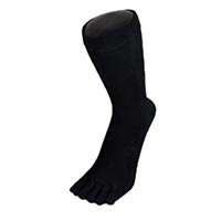 杉山ニット工業 EM5本指ソックス雅/クルー EM Five-toed Socks Crew ブラック/23-25cm