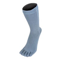 杉山ニット工業 EM5本指ソックス雅/クルー EM Five-toed Socks Crew スモークブル-/23-25cm